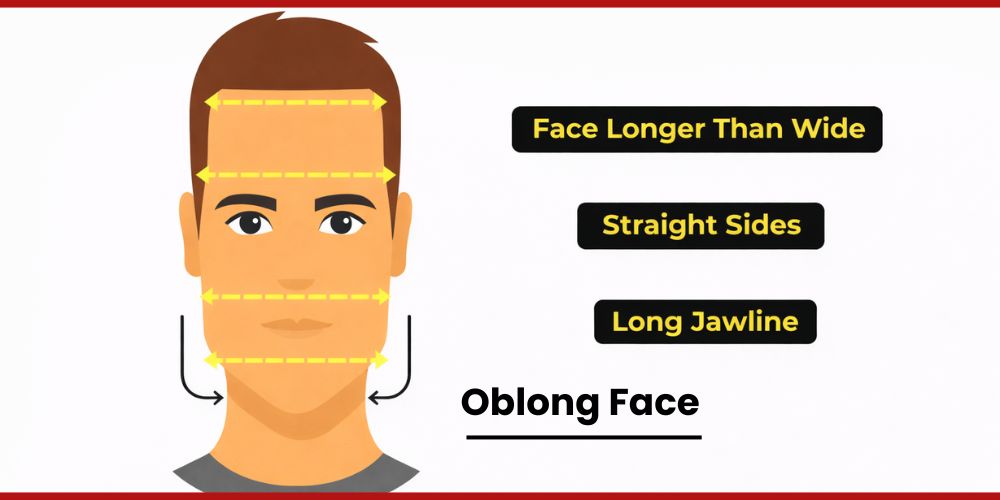 Oblong Rectangular Face Shape